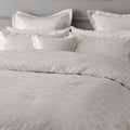 Bianca Firenze Pearl 6 Pcs Jacquard Geometric Comforter Set Super King