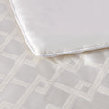 Bianca Firenze Pearl 6 Pcs Jacquard Geometric Comforter Set Super King