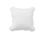 Bianca Elegance Cordelia White Square Cushion