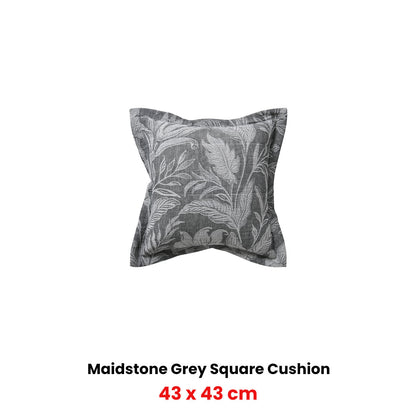 Bianca Maidstone Grey Coordinate Square Filled Cushion 43 x 43cm