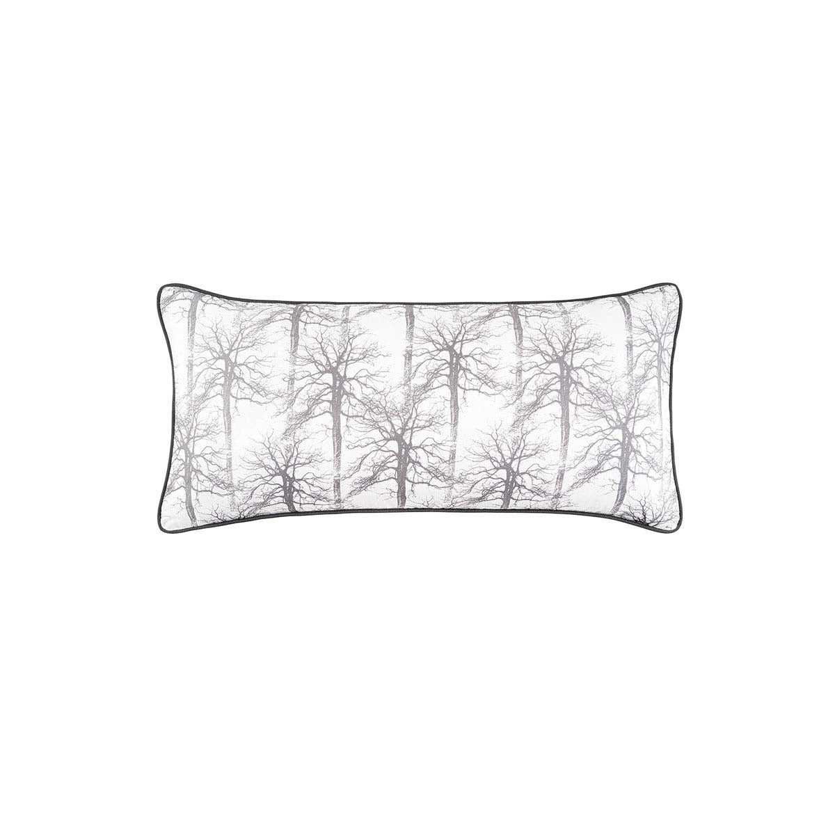 Bianca Myrtleford Grey Lumbar Oblong Filled Cushion 30 x 60cm