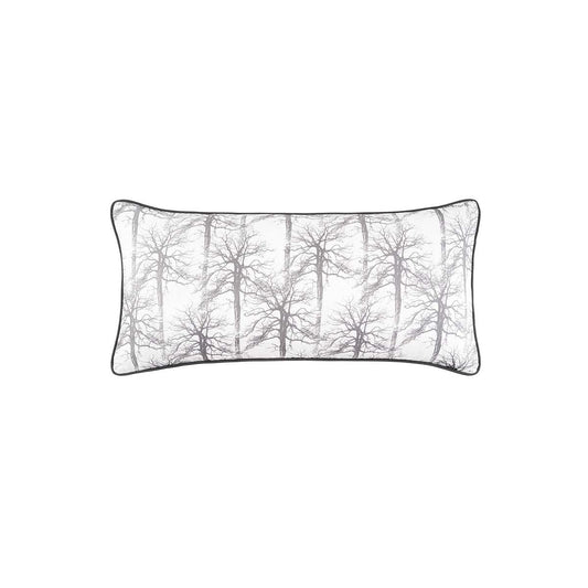 Bianca Myrtleford Grey Lumbar Oblong Filled Cushion 30 x 60cm