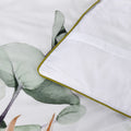 Bianca Helensvale White Floral Cotton Sateen Quilt Cover Set Double
