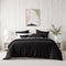 Bianca Kahlani Chocolate Waffle Quilt Cover Set Double