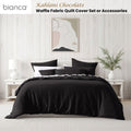 Bianca Kahlani Chocolate Waffle Quilt Cover Super King