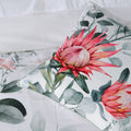Bianca Wellingrove White Cotton Sateen Quilt Cover Set Super King