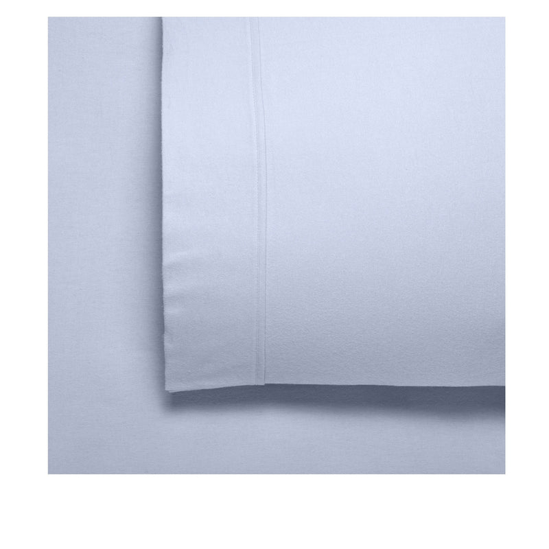 Bianca Fletcher Flannelette Sheet Set King Steel Blue