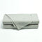 Bianca Heston Cotton Percale Sheet Set Silver Long Single