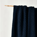 Bianca Sofala Indigo Polyester Chenille Throw Rug 130 x 170 cm