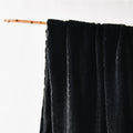 Bianca Tambar Black Faux Fur Throw Rug 130 x 170 cm