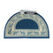Newton Half Moon Floor Mat 50 x 80cm Blue