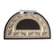 Newton Half Moon Floor Mat 50 x 80cm Coffee