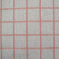 Cotton Grid Checks Oblong Table Cloth Coral 130 x 180cm