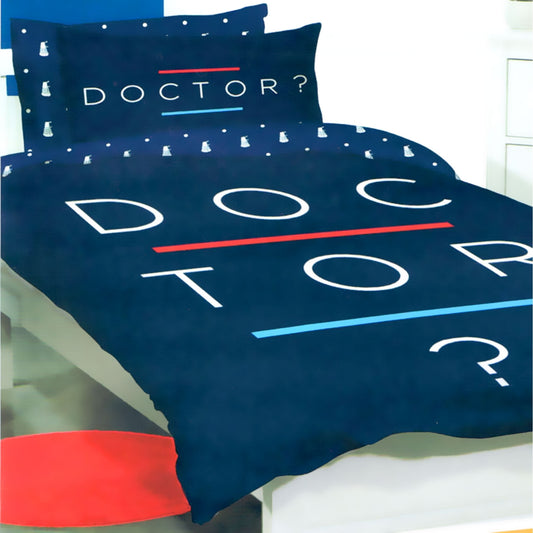 Doctor Who Quilt Cover Set DOUBLE