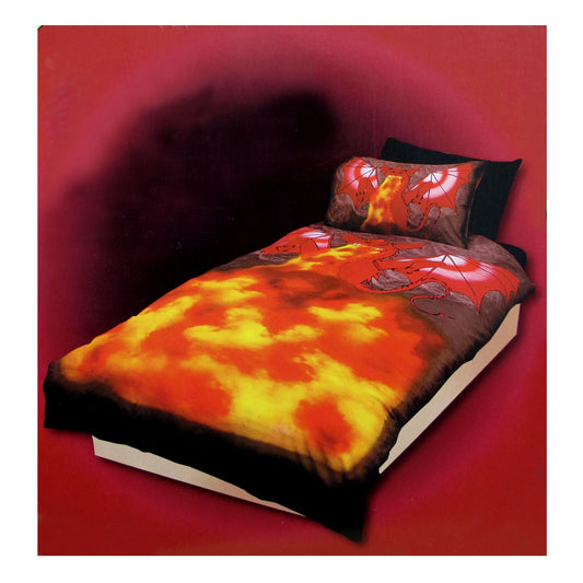 Dragon Fire Quilt Cover Set SINGLE