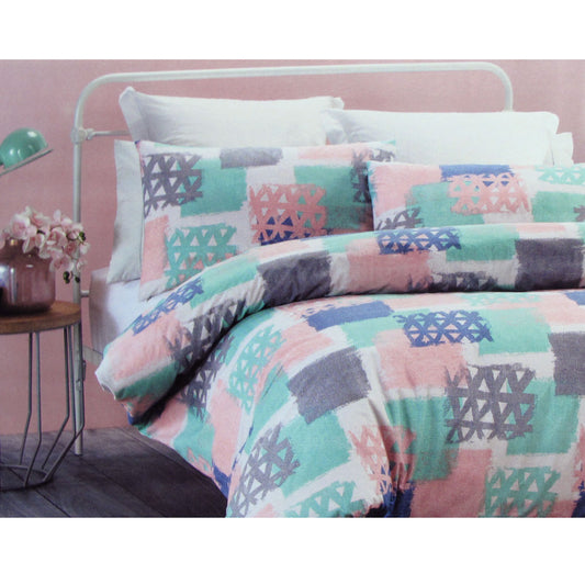 Belmondo Gouache Niro Easy Care Quilt Cover Set QUEEN