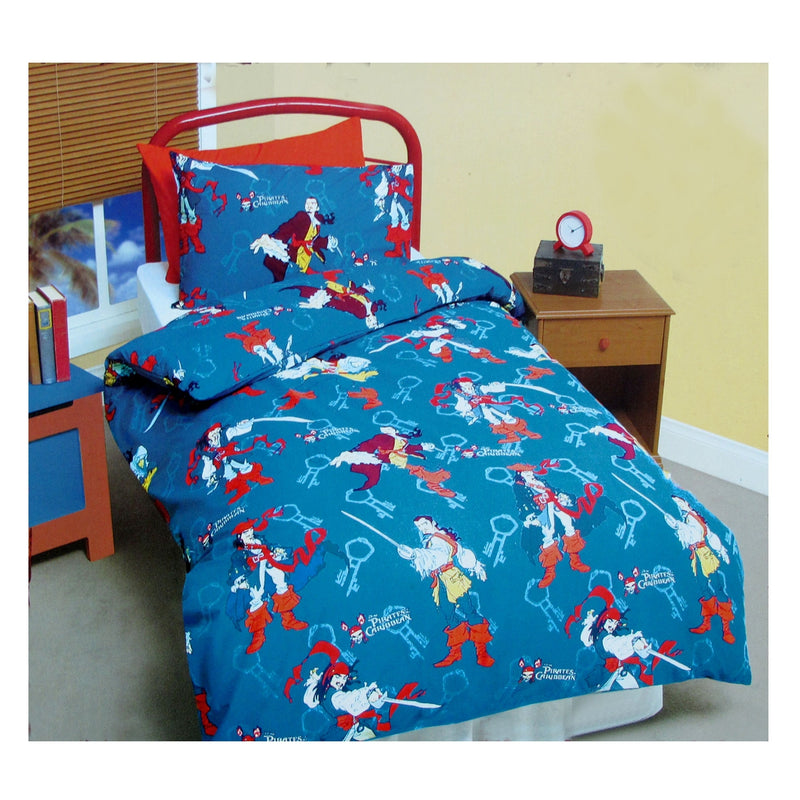 Disney Pirates Caribbean Single Quilt Cover Set