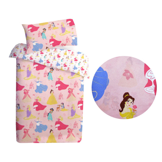 Caprice Disney Princess Reversible Licensed Quilt Cover Set SINGLE
