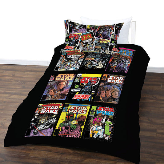 Star Wars Comics Quilt Cover Set DOUBLE