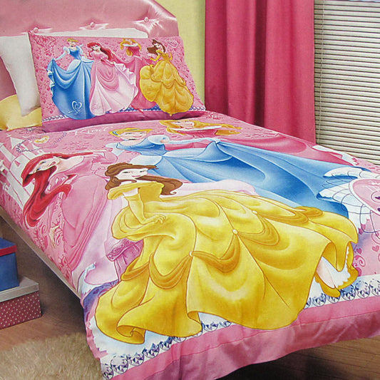 Caprice Disney Three Princesses Licensed Quilt Cover Set SINGLE