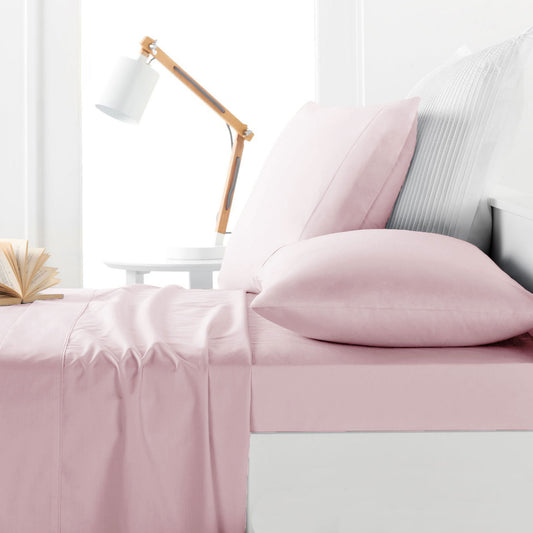 Belmondo 225TC Sheet Set Blush - KING