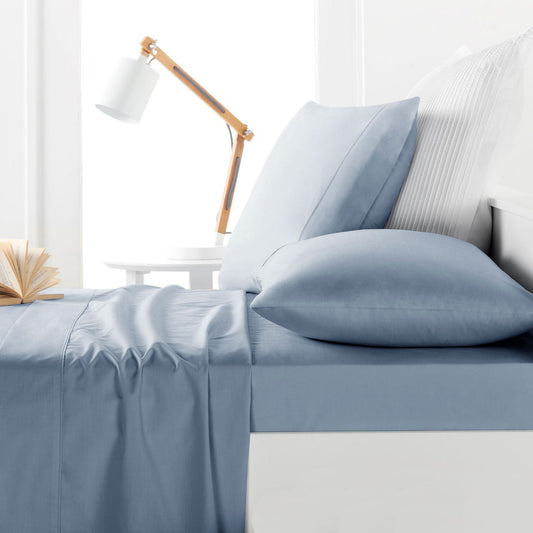 Belmondo 225TC Sheet Set French Blue - KING