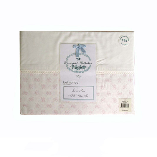 225TC Lara Rose Sheet Set SINGLE