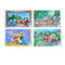 Disney Set of 4 Disney Cartoon Waterproof Placemats Winnie The Pooh