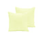 Pair of Polyester Cotton European Pillowcases Buttercup