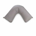 Easyrest Aus Made Medium Support Filled V Shape Pillow 64 x 39 cm Pewter