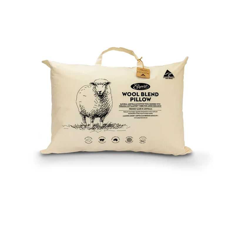 Easyrest Wool Blend Standard Pillow 47x72cm Fabric Bag
