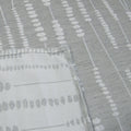 Perline Grey Jacquard Polyester Tablecloth 180 x 350cm