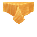 Jacquard Table Cloth Wide Stripes Orange 135 x 180 cm