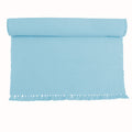 Hoydu Set of 2 - Cotton Ribbed Table Placemats Sky Blue