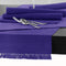 Hoydu Cotton Ribbed Table Runner 45cm x 150cm - ULTRA VIOLET