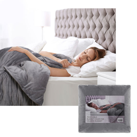 Accessorize Grey Removable Blanket Cover SINGLE