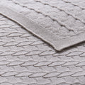 Little Gem Lyla Grey Cotton Baby Blanket 75 x 100 cm