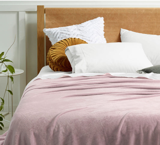 Accessorize Super Soft Blanket QUEEN/KING Blush