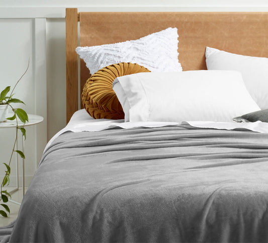 Accessorize Super Soft Blanket QUEEN/KING Grey
