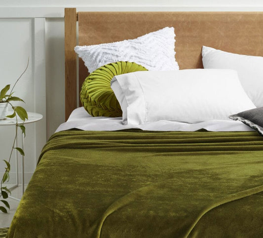 Accessorize Super Soft Blanket QUEEN/KING Mossy Road