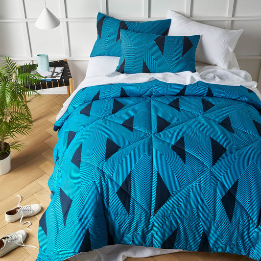 Accessorize Aster Washed Cotton Comforter Set KING