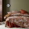 Accessorize 3 Pcs Rainbow Garden Autumn Washed Cotton Comforter Set Queen
