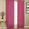 Pair of Crushed Sheer Curtains Burgundy