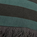 KAAT Amsterdam Viggo Green Stripe Square Filled Cushion 45cm x 45cm