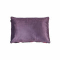 KAAT Amsterdam Boline Aubergine Velvet Oblong Filled Cushion 40cm x 60cm