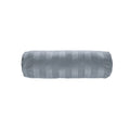 KAAT Amsterdam Softy Stripe Blue Grey Oblong Neckroll Filled Cushion 22cm x 70cm