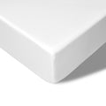Accessorize 400TC White Bamboo Cotton Fitted Sheet 40cm Wall SINGLE