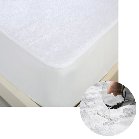 Accessorize Cotton Top Waterproof Mattress Protector QUEEN
