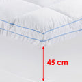 Cloudland 750GSM Memory Resistant Microball Fill Mattress Topper King