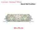 PIP Studio Curious Animal White Neck Roll Cushion